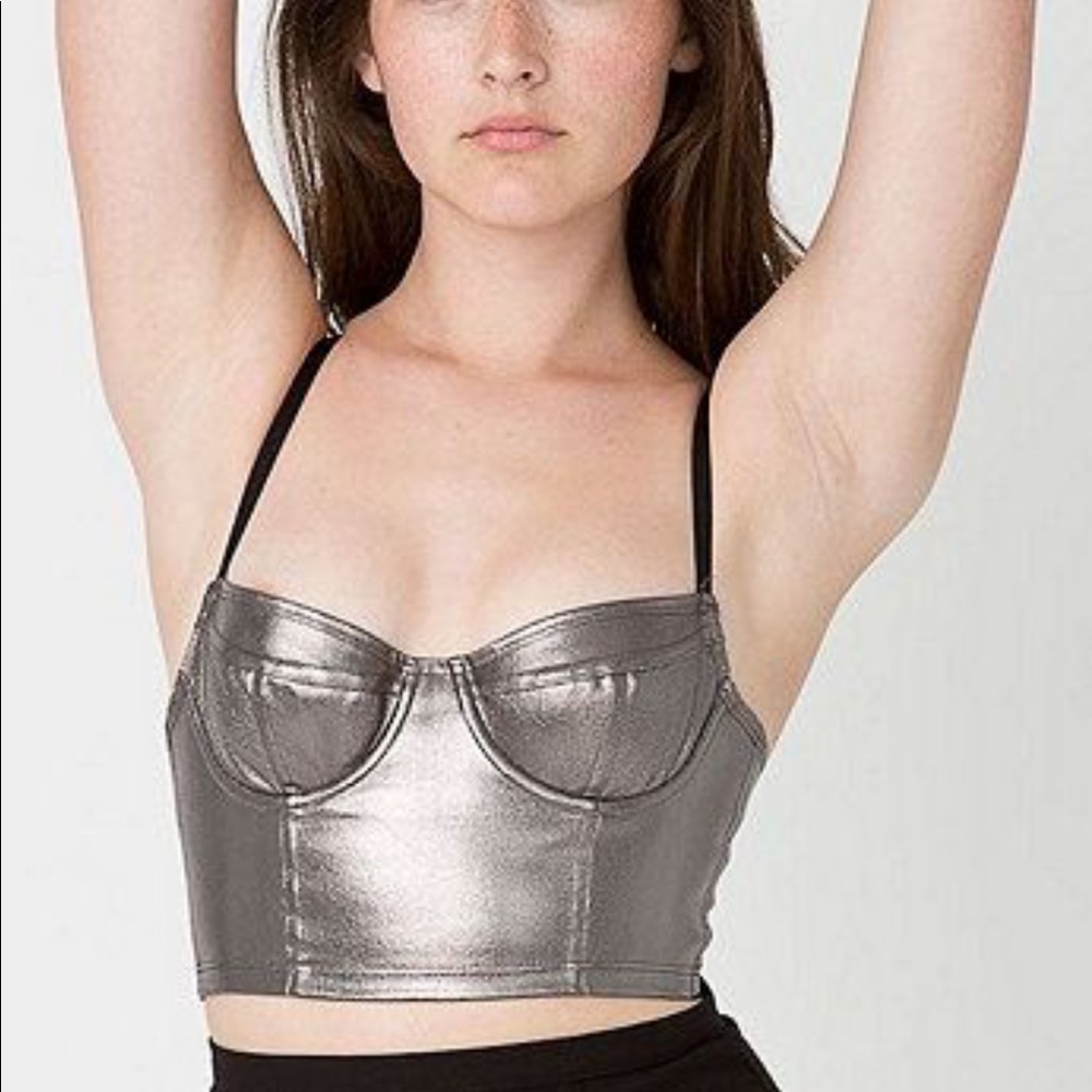 American Apparel Top and Short Two Piece Set - Picture 2 of 7